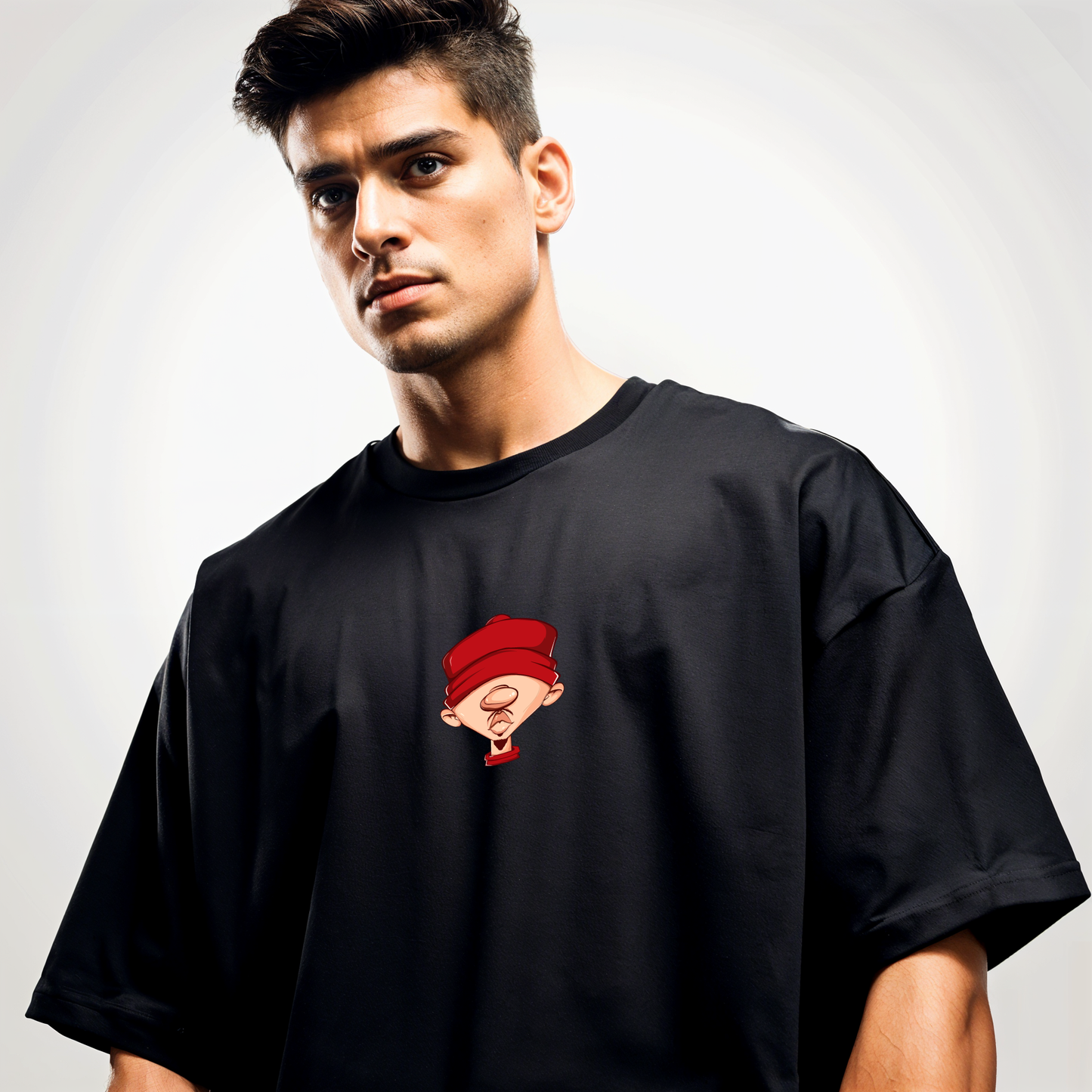 " Be Dope " Printed Over size T-Shirt