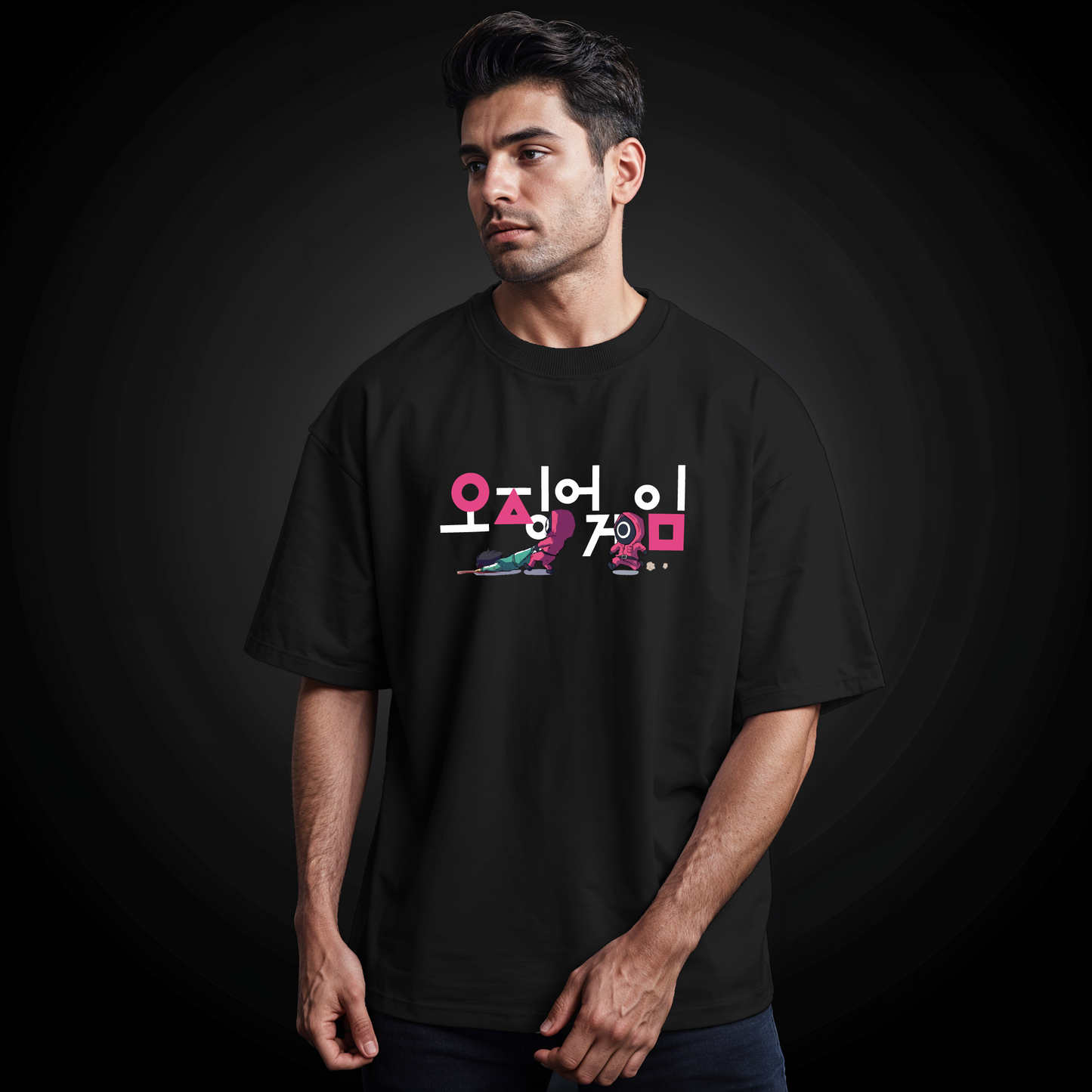" Squid Game " Printed Over size T-Shirt