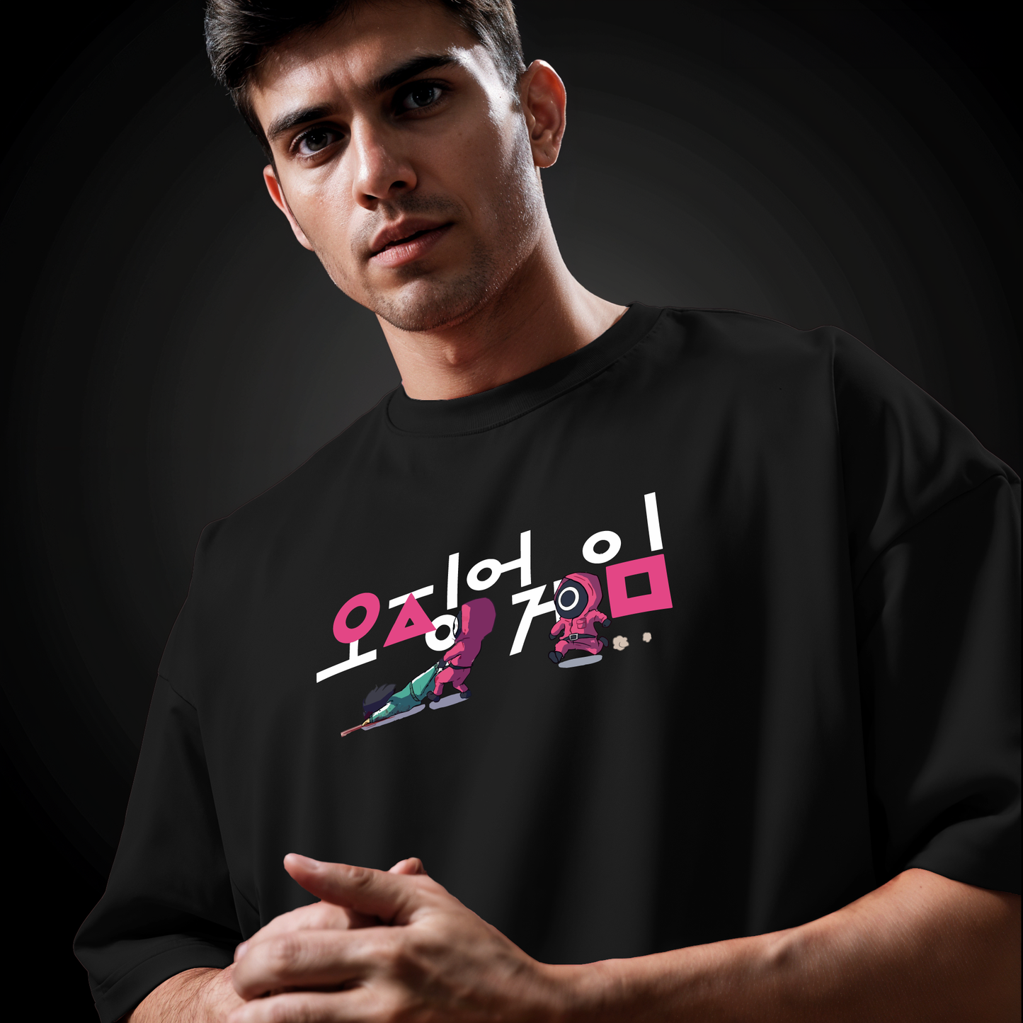 " Squid Game " Printed Over size T-Shirt