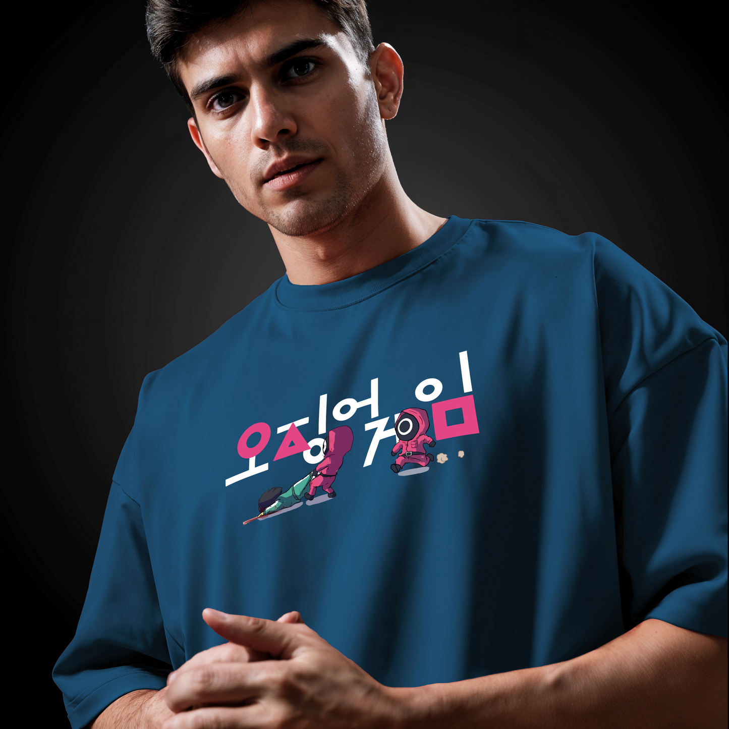 " Squid Game " Printed Over size T-Shirt