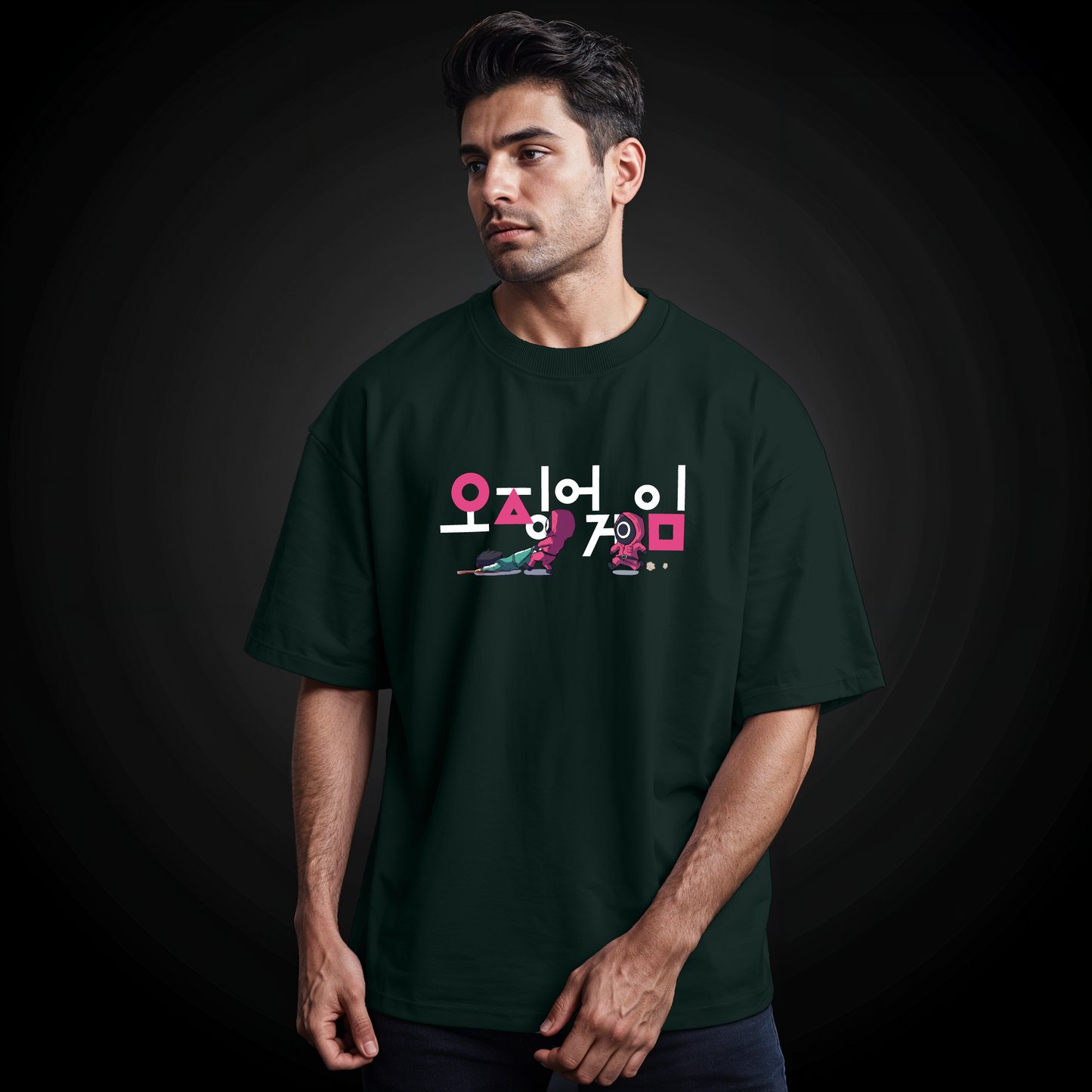 " Squid Game " Printed Over size T-Shirt