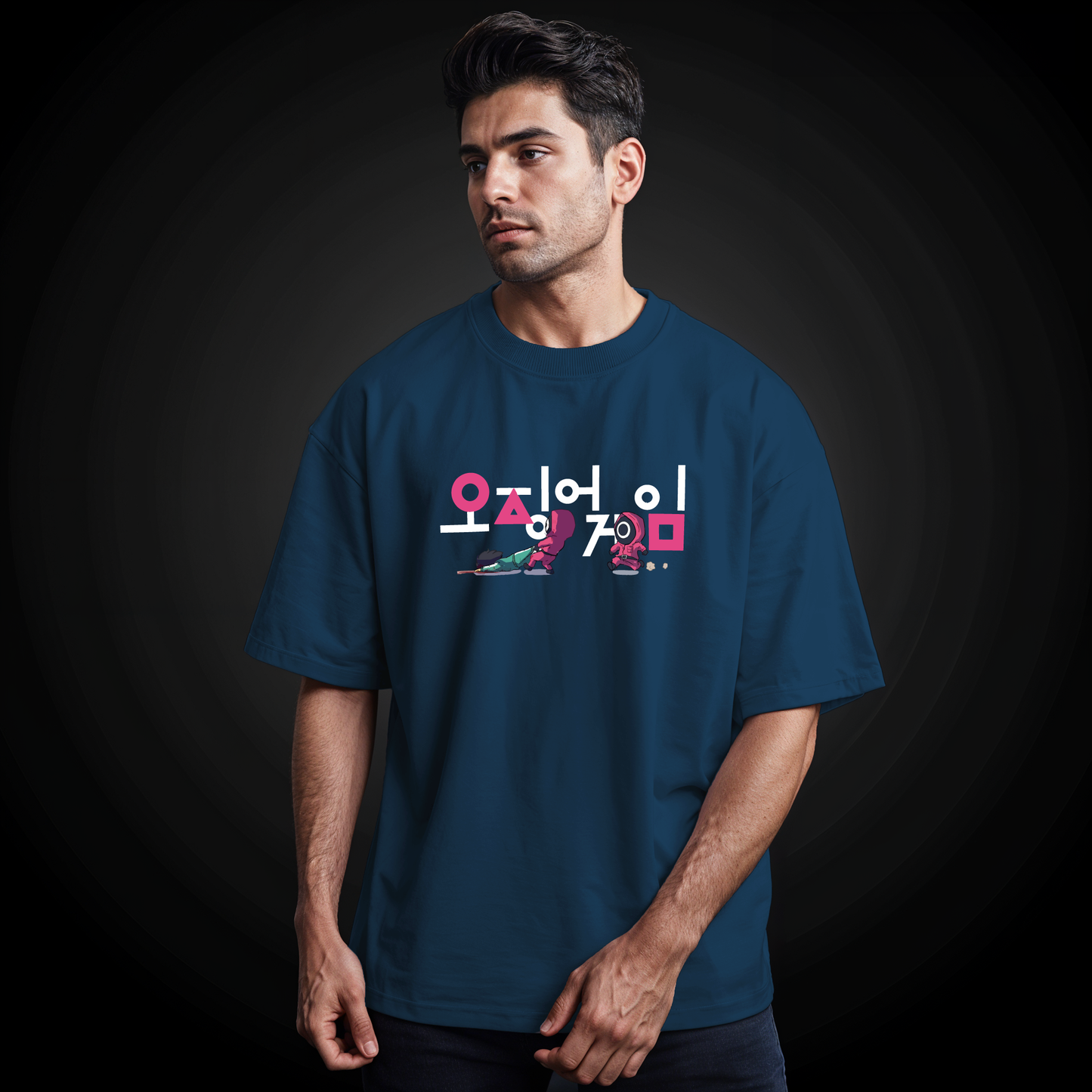 " Squid Game " Printed Over size T-Shirt