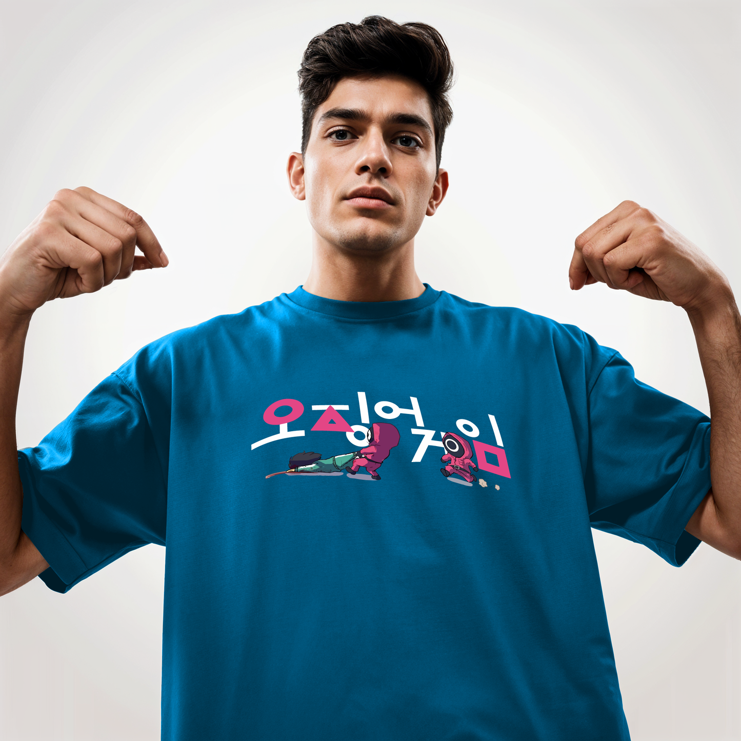 " Squid Game " Printed Over size T-Shirt