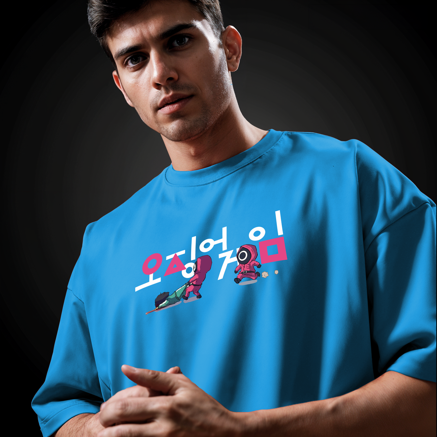 " Squid Game " Printed Over size T-Shirt