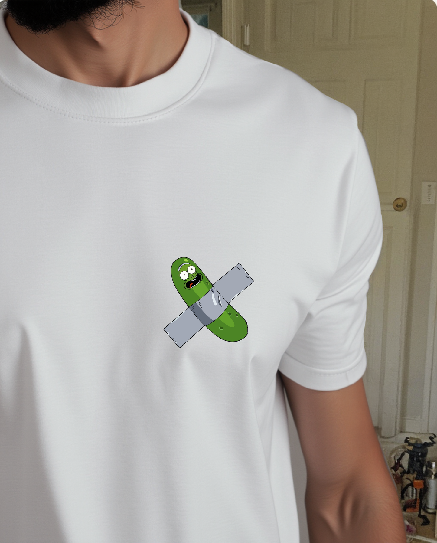 " Pickle Rick " Printed Over size T-Shirt