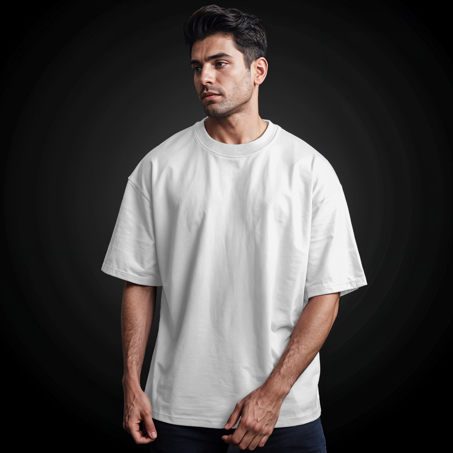 White basic Oversize T-shirt