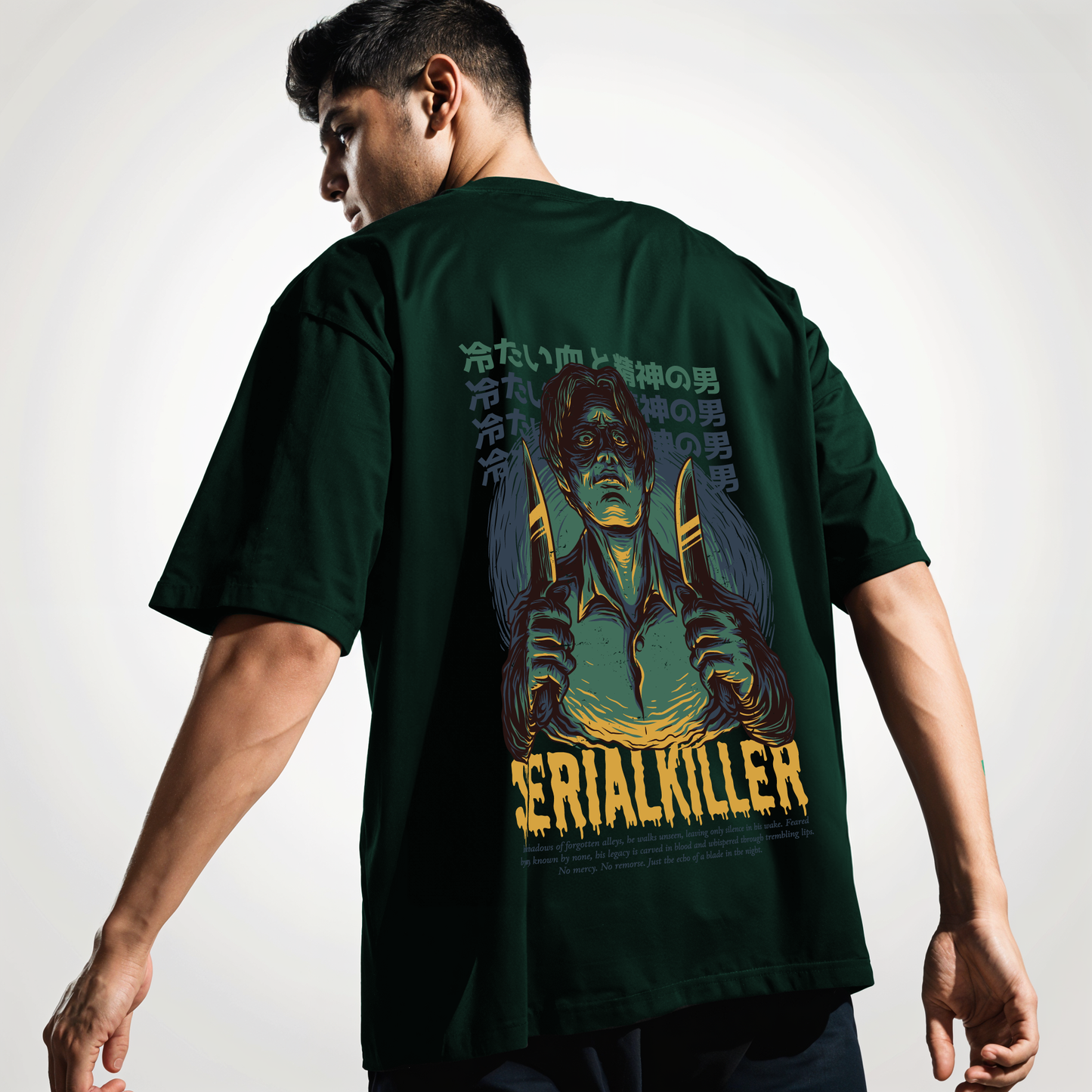 " Serial-Killer " Printed Over size T-Shirt