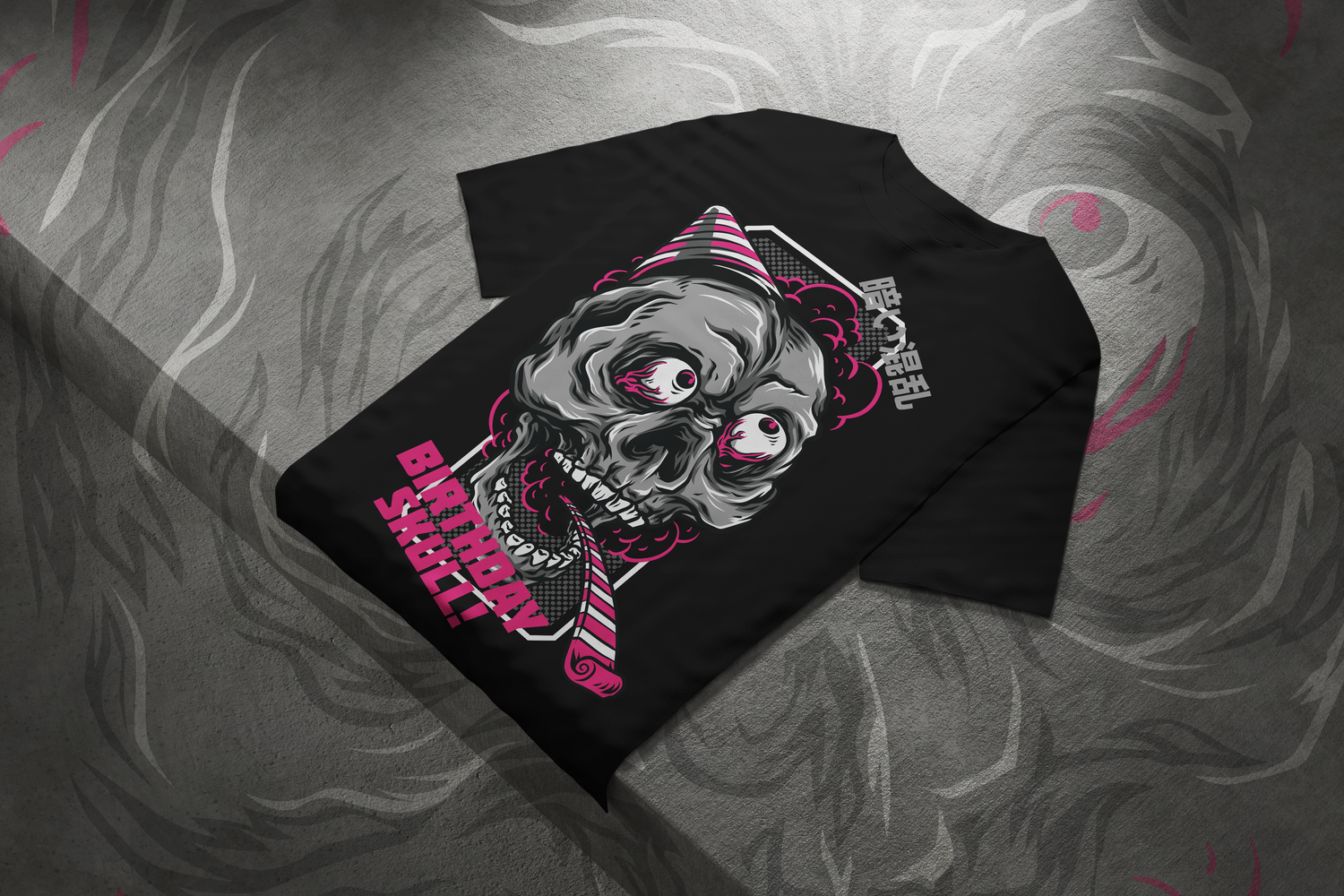 Demon Squad printed oversize T-shirt