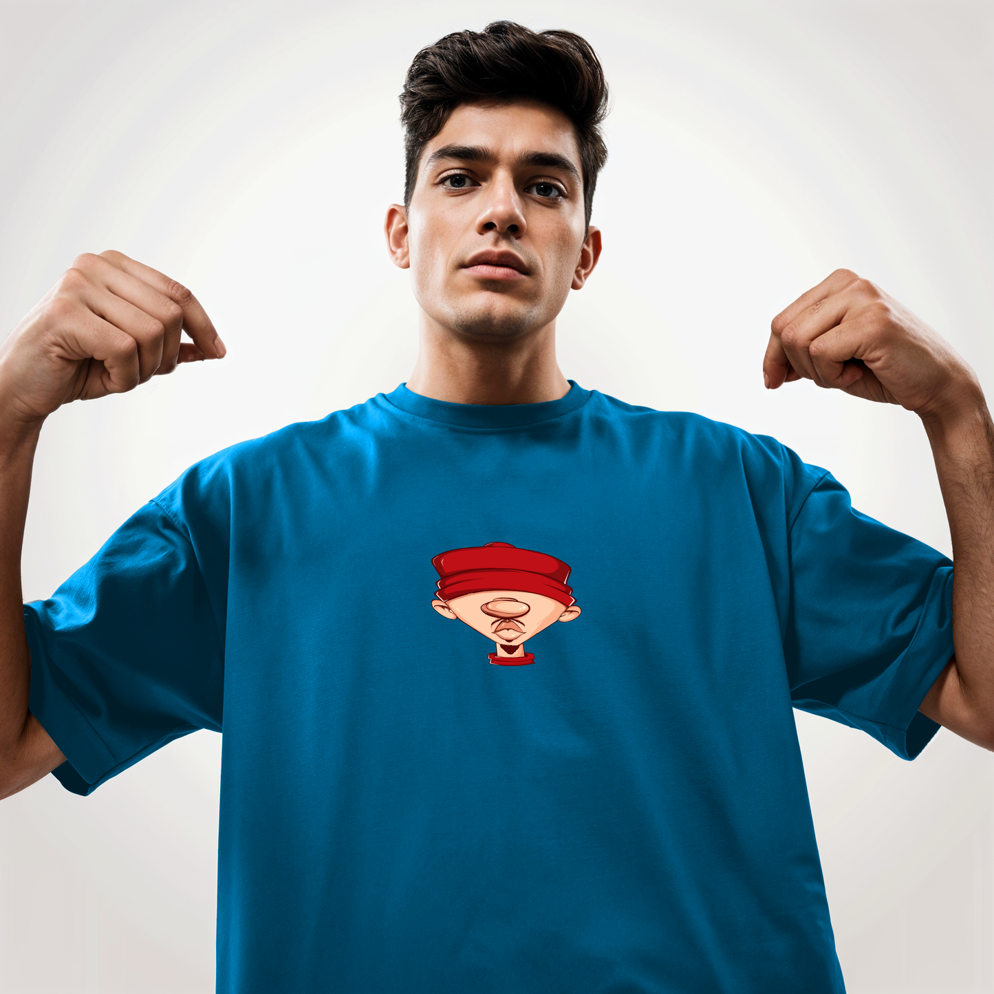 " Be Dope " Printed Over size T-Shirt