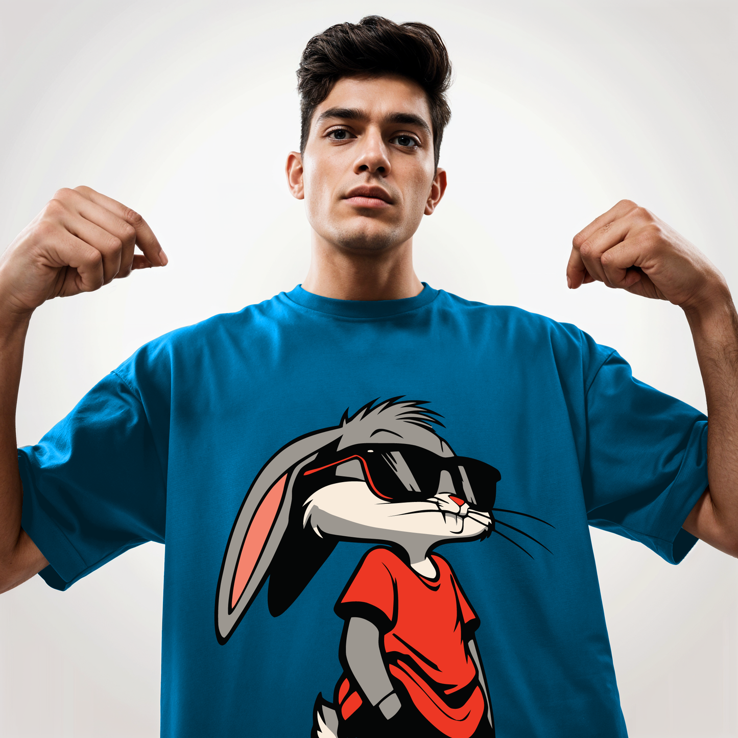 "Bugs-Bunny " Printed Over size T-Shirt