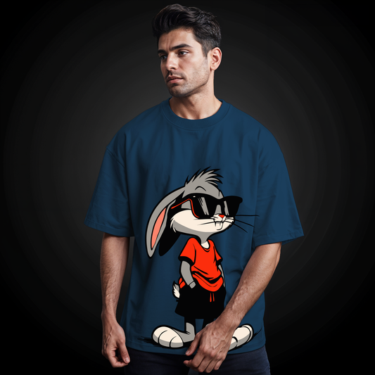 "Bugs-Bunny " Printed Over size T-Shirt
