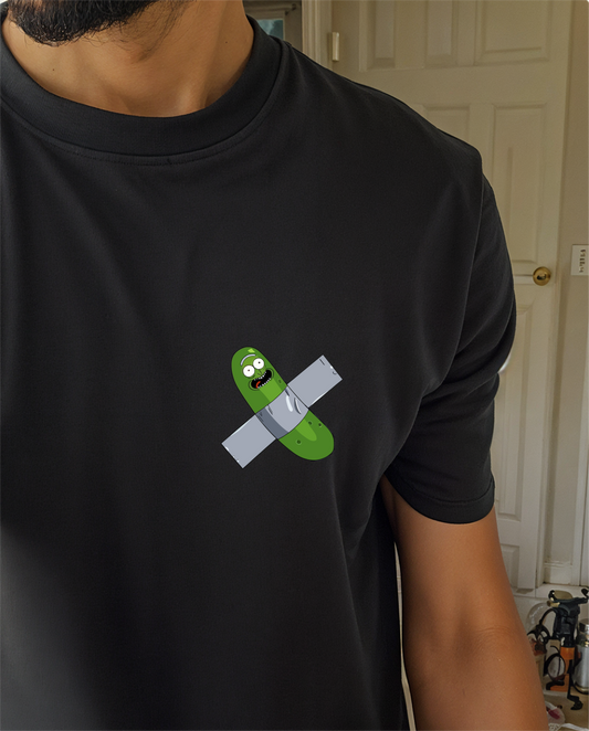 " Pickle Rick " Printed Over size T-Shirt