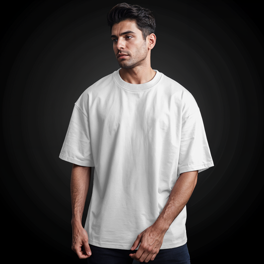 White basic Oversize T-shirt