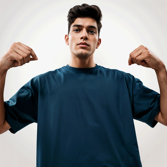 Petrol basic Oversize T-shirt